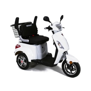 Triciclu Electric Rotakt Voyager Motor 1000W, Viteză 25 km/h Autonomie de până la 49 km Baterie plumb-acid 60V 20Ah Greutate maximă 199kg, Fără permis