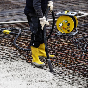 Vibrator de beton compatibil cu convertizor Wacker Neuson IREN 38/042/10 GV, cap vibrant 38 mm cu protectie de cauciuc - Img 2