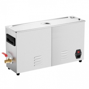 Aparat de curatat cu ultrasunete, Capacitate 10 l, 300W, frecventa ultra-înalta 40 kHz, Cosuri si camera interioare, Inox, 0 la 80°C - Img 2
