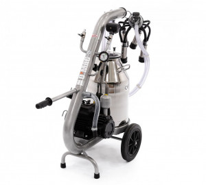 Aparat de muls O-Mac UMU05M19W00OM/0002, 500 W, 1 brat, 40-60 pulsatii/min, 40 l capacitate rezervor, pompa vid, supapa reglare presiune