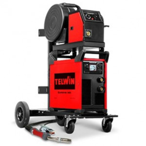 Aparat sudura multiproces MIG/MMA/TIG DC Telwin SUPERMIG450IACC_T, 320/400 A, sarma otel 0.6-1.6 mm, cu accesorii, carucior transport