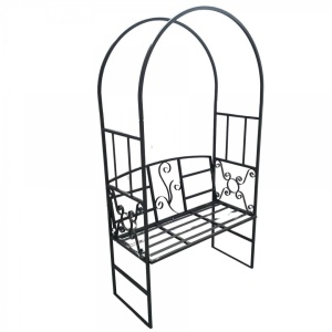 Arcada cu banca pentru flori agatatoare Vivatechnix VMD-1034, dimensiune 207x114x50 cm - Img 5