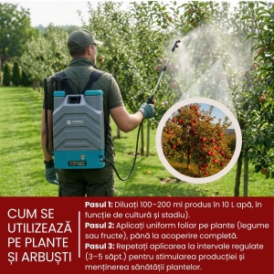 Biostimulator Organic Legume și Fructe pentru producții bogate și naturale, 100 ml, Gazonul - Img 4