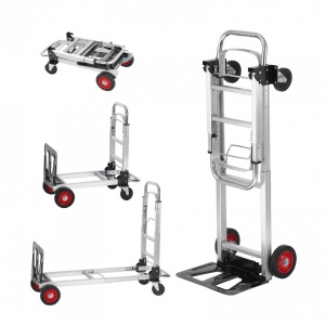 Carucior marfa 2 in 1, Capacitate max 181 kg, Greutate 8 Kg, Aluminiu, Pliabil, 384 x 1075 x 867 mm - Img 3