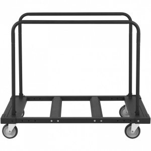 Carucior pentru transport placi gips-carton, maxim 800 Kg, 10 placi, Otel, 4 x roti, 1150 x 740 x 995 mm - Img 3