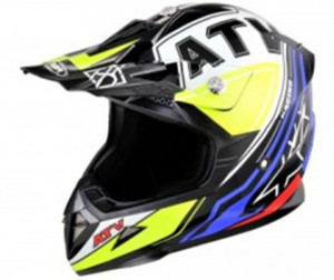 Casca moto ATV integrala HECHT 52915XS, design moto-sport, material ABS, marime XS 53-54 cm, multicolor