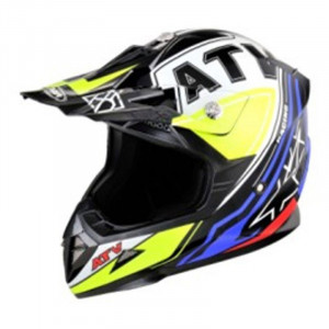 Casca moto ATV integrala HECHT 52915XS, design moto-sport, material ABS, marime XS 53-54 cm, multicolor - Img 2
