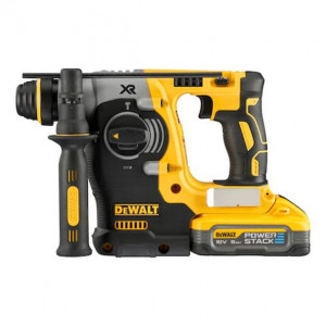 Ciocan rotopercutor DeWalt DCH273H2T, SDS Plus, 2.1 J, cu 2 acumulatori 18V XR Powerstack de 5.0 Ah si incarcator in valiza TSTAK - Img 2