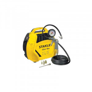 Compresor Cu Piston Fara Ulei Stanley STN595, Air Kit, 1.5 CP, 180 l/m, 8 Bar