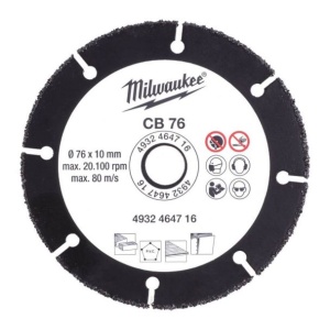 Disc cu carbura CB76, 76mm, MILWAUKEE®