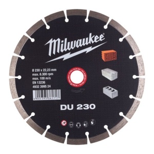 DISC DIAMANTAT DU 230X22.2 MM, MILWAUKEE®