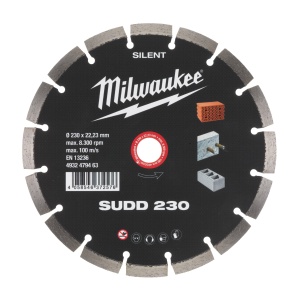 Disc diamantat premium silentios SUDD, 230x22.23mm, 4932479463 Milwaukee