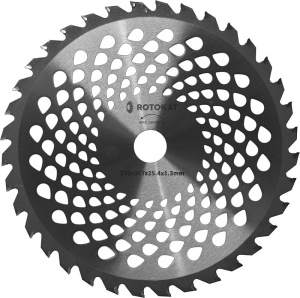 Disc motocoasa, 230x25.4x1.3x36T mm, 36 dinti vidia, Rotakt RODT36231A