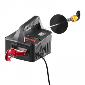 Electropalan portabil cu telecomanda 2 in 1, Orizontal/Vertical, 1500W, max 500 kg, Inaltime 7.6 m, Viteza 5 m/min - Img 3