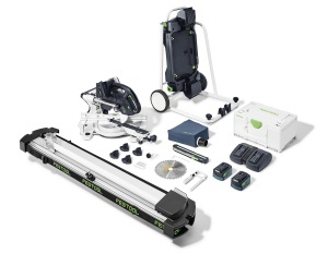 Ferăstrău circular staţionar cu sanie de glisare cu acumulator KAPEX KSC 60 EB 5,0 I-UG-Set, Festool