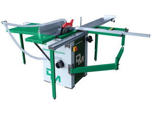 Fierastrau circular de formatizat Olimpia SC3 254-1600 de Damatomacchine, Mașină de strângere a lemnului cu lamă circulară basculabilă Ø 254 mm, cursă 1600 mm, alimentat de un motor monofazat de 2200 W - Img 4