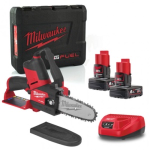 Fierastrau cu lant HATCHET™ cu acumulator, model M12FHS-602X, 12V, 15cm, MILWAUKEE®