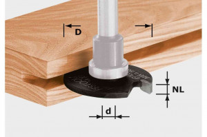 Freza-disc pentru canale HW D40x4, Festool - Img 2