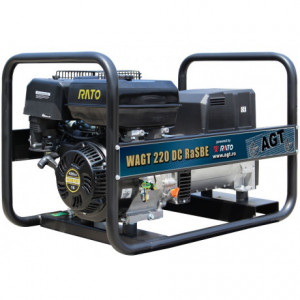 Generator de sudura AGT, WAGT 220 DC RaSBE cu motor Rato, curent de sudura 200 A, pornire electrica , electrod 4 mm, 15 CP
