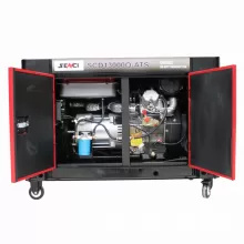 Generator insonorizat SENCI SCD13000Q-ATS putere maxima 11kW 230V AVR motor Diesel ATS inclus - Img 2
