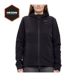 Hanorac incalzit HEXON dama, negru, M12 HHLBL5-0, marimea M, 4932499195 Milwaukee