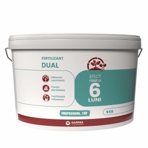 Îngrășământ Dual cu eliberare controlată și efect până la 6 luni, 5 kg, Gazonul - Img 1