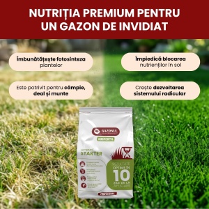 Îngrășământ gazon Starter pentru însămânțare, supraînsămânțare și reabilitare 15 kg, Gazonul - Img 2