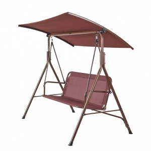 Leagan pentru gradina, 3 locuri, Vivatechnix Maro, Otel, panza Oxford, 1740×1095×1550 mm, max 240 kg - Img 3