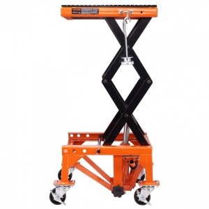Lift hidraulic cu platforma pentru motociclete, Vevor capacitate 158 kg, Interval de ridicare 350-905 mm - Img 3