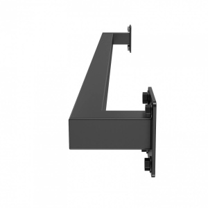 Mana curenta pentru scari, otel, Vivatechnix Negru Mat, lungime 1215 mm, Teava patrata 30x30 mm, Negru - Img 4