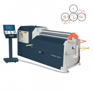 Masina de roluit tabla hidraulica cu 4 role 4-PSBH-1300-3