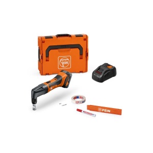 Maşină de tăiat tablă cu acumulator până la 1,6 mm ABLK 18 1.6 E AS SET 1X 5 AH , Fein