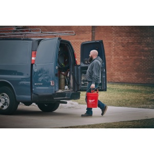 Mașină desfundat țevi subcompactă cu spirală cu diametrul de 8 mm M12™ Milwaukee M12BDC8-202C, cod 4933451633, 2 x M12 B2 acumulator, C12 C încărcător, găleată - Img 2