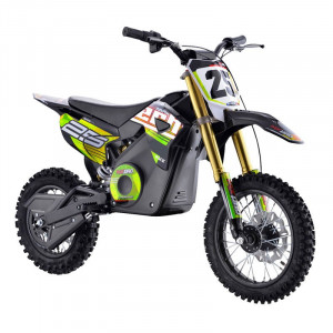 Minicross cu acumulator Hecht 59100 36 v 12 ah capacitate maxima 65 kg autonomie 9 km, verde