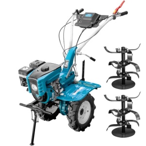 Motocultor Dakard, DKD HS1000B NEW -8 CP – CAPOTA CU FAR + ROTI ANVELOPE 500X8 + 1 ULEI MOTOR + 2 LITRI ULEI TRANSMISIE T90 - Img 1