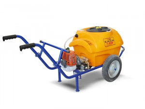 MOTOSTROPITOARE KAAN 2 TIMPI , KAAN 60 B ( MOTOR 2T - 1,2 CP) REZERVOR 60LITRI, FURTUN STROPIRE 25ML, POMPA 25 BARI, doua roti transport + Tija stropit