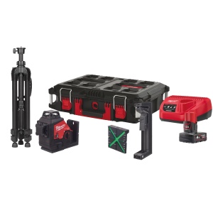 Nivela laser cu trei planuri, model M12 3PLSKIT-401P Milwaukee