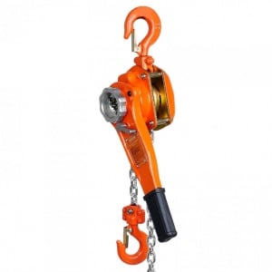 Palan manual cu parghie si lant 1500 kg, Clichet, Inaltime de ridicare 2.8 m, Forta tragere 240 N - Img 3