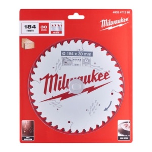 Panza de circular, Ø184mm X Ø30mm, Z40, Lemn, 4932471298 Milwaukee