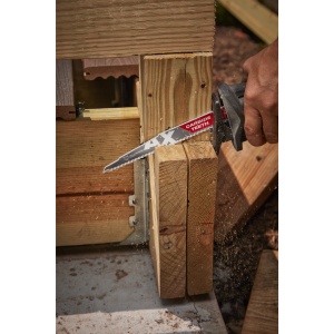 Panza sabie TCT AX, lemn cu cuie, 230mm, 5Tpi, 1buc, 48475226 Milwaukee - Img 3