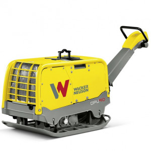 Placa compactoare reversibila Wacker Neuson DPU90Lem770, diesel, racire cu apa, greutate 769 kg, forta de impact 90 kN, pornire electrica - Img 2