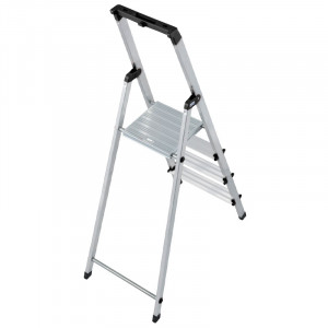 SCARA KRAUSSE MONTO "SOLIDY" DUBLA CU TREPTE PE O PARTE, 4 TREPTE, KR-126221 - Img 2