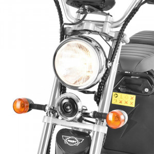 Scuter electric Hecht cocis black motor 1500 w viteza maxima 45 km h autonomie maxim 60 km negru - Img 2