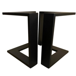 Set 2 picioare pentru mese, Vivatechnix KRO-1195, dimensiune 40x60 mm - Img 2