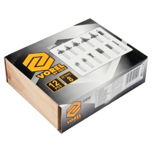 Set freze pentru lemn 12 buc, Vorel 22550 - Img 3