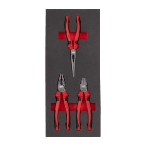 Set insertie spuma cu clesti, 3buc, 4932493256 Milwaukee