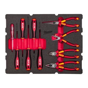 Set insertie spuma scule pentru electricieni PACKOUT™, 9buc, 4932493637 Milwaukee