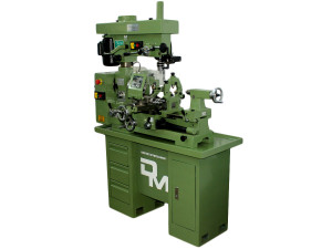 Strung combinat cu freză MASTER 520 de Damatomacchine, Maşină combinata strung freza pentru prelucrarea metalelor cu 2 motoare si distanta intre varfuri de 520 mm, 750 W - Img 3