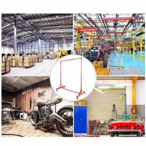 Suport reglabil pentru vopsit, Vivatechnix 173 x 69 x 153 cm, 8 carlige - Img 7