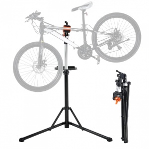 Suport service bicicleta, Rotativ, max 30 kg, Reglabil inaltime 1020-1600 mm, tava magnetica, Aluminiu, 4.5 kg - Img 4